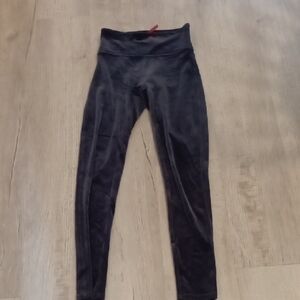SPANX Dark Navy High Waisted Leggings with Red Tag